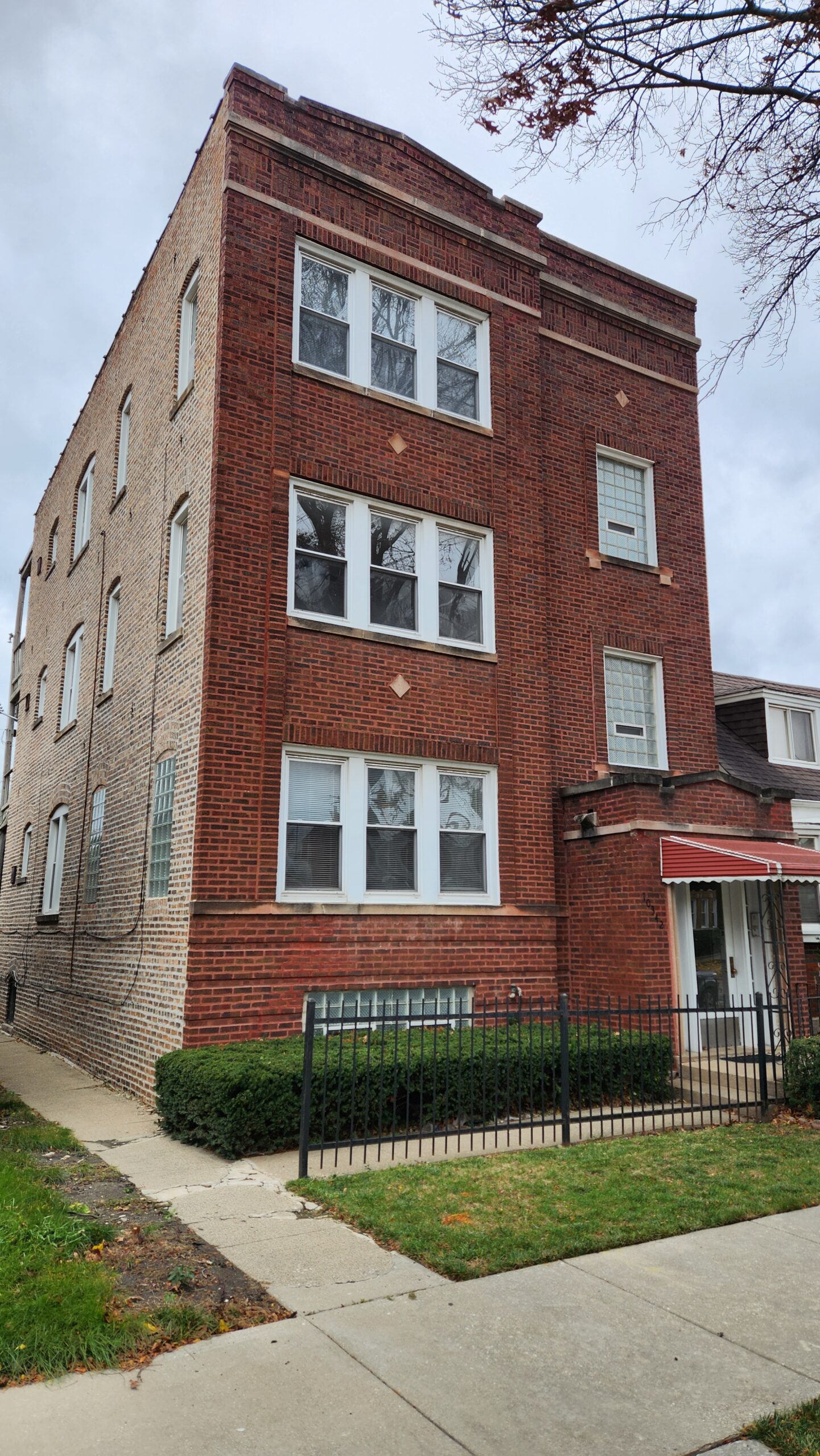 South side brick 3-flat.